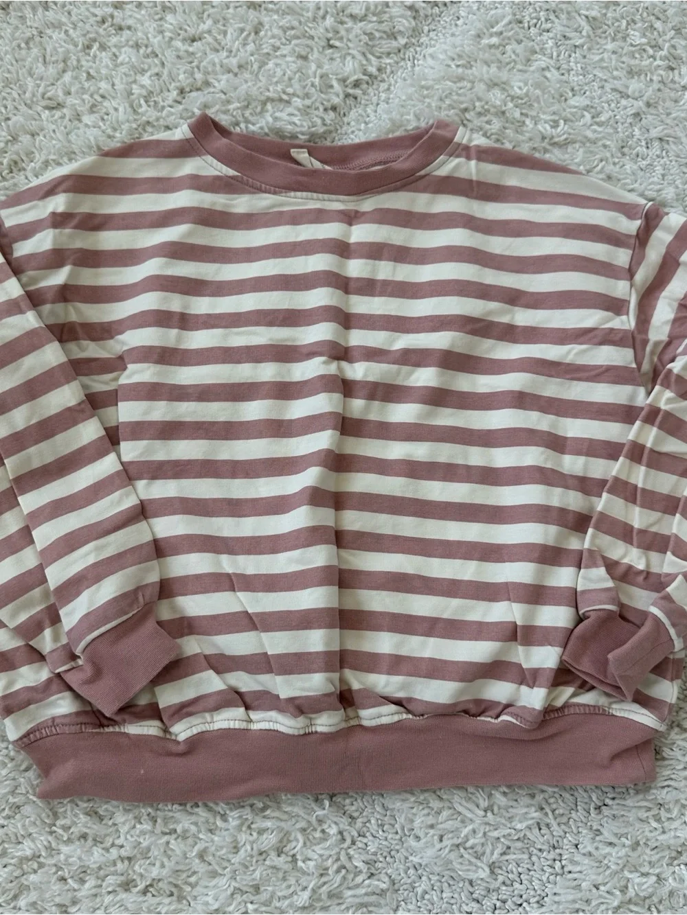 Quincy Mae Relaxed Crew Sweatshirt & Pants Set